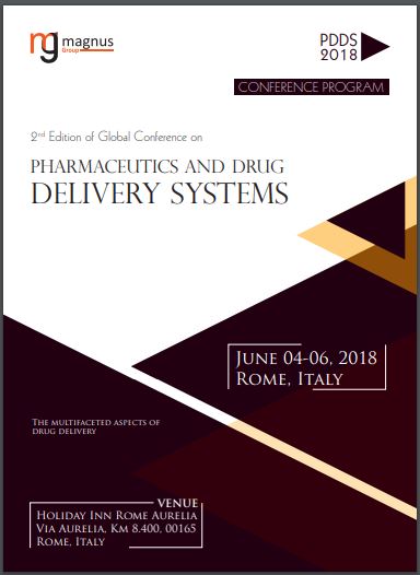 2nd Edition of Global Conference on Pharmaceutics and Drug Delivery Systems Program